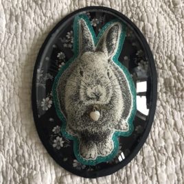 cadre lapin petit coeur