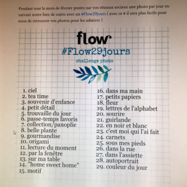 Mon flow de février…