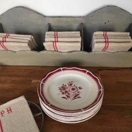 pile assiettes Digoin Sarreguemines