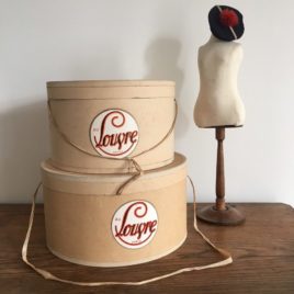 duo boites à chapeaux