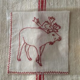 red work broderie rouge