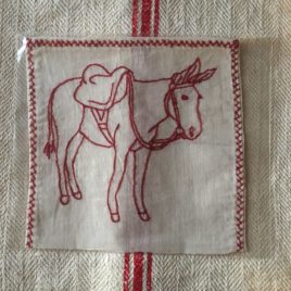 red work broderie rouge