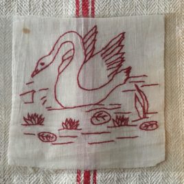 red work broderie rouge
