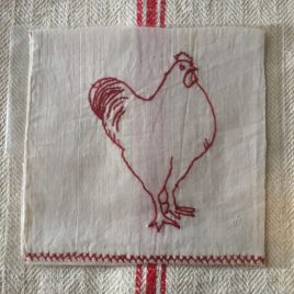 red work broderie rouge