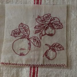 red work broderie rouge