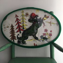 Le chien vert