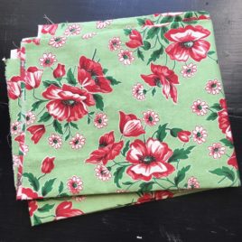 Tissu coquelicots