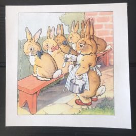 lapins peints