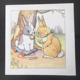 lapin à roulettes