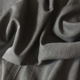 satin fermoière pois