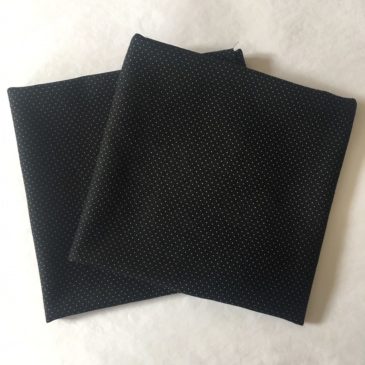 satin fermoière pois