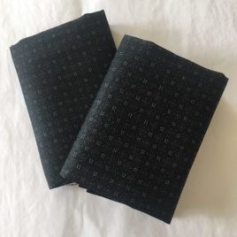 satin fermoière petits motifs