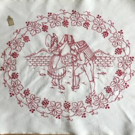 broderie rouge