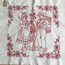 broderie rouge