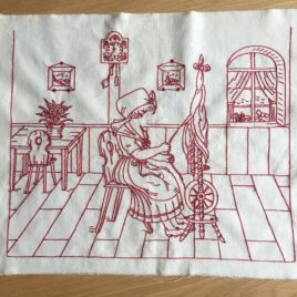 broderie rouge