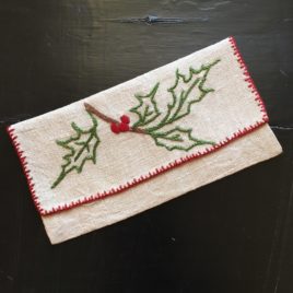 pochette houx