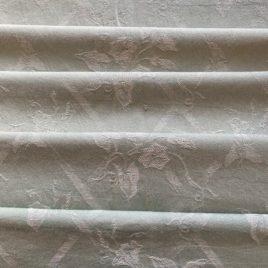 toile à matelas vert pâle ancienne