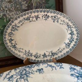 Plat ovale oiseaux