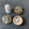 Boutons verre ancien