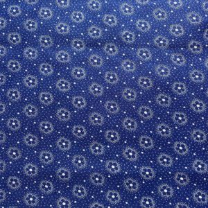 Fermière bleue coton vintage 50'