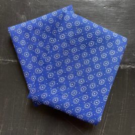 Fermière bleue coton vintage 50'