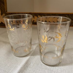 verre décoré