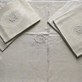 Nappe et serviettes lin GM