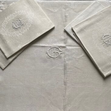 Nappe et serviettes lin GM